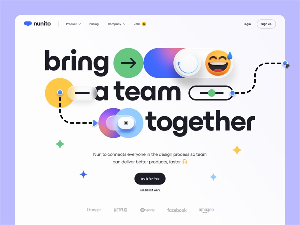 從 Dribbble 高贊的 828 個作品中，總結(jié)出 2022 設(shè)計趨勢