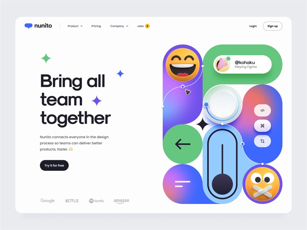 從 Dribbble 高贊的 828 個作品中，總結(jié)出 2022 設(shè)計趨勢