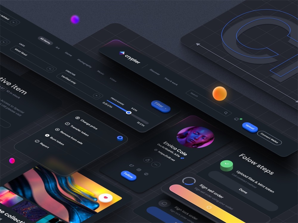 從 Dribbble 高贊的 828 個作品中，總結(jié)出 2022 設(shè)計趨勢