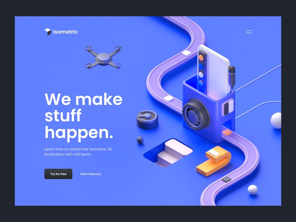 從 Dribbble 高贊的 828 個作品中，總結(jié)出 2022 設(shè)計趨勢