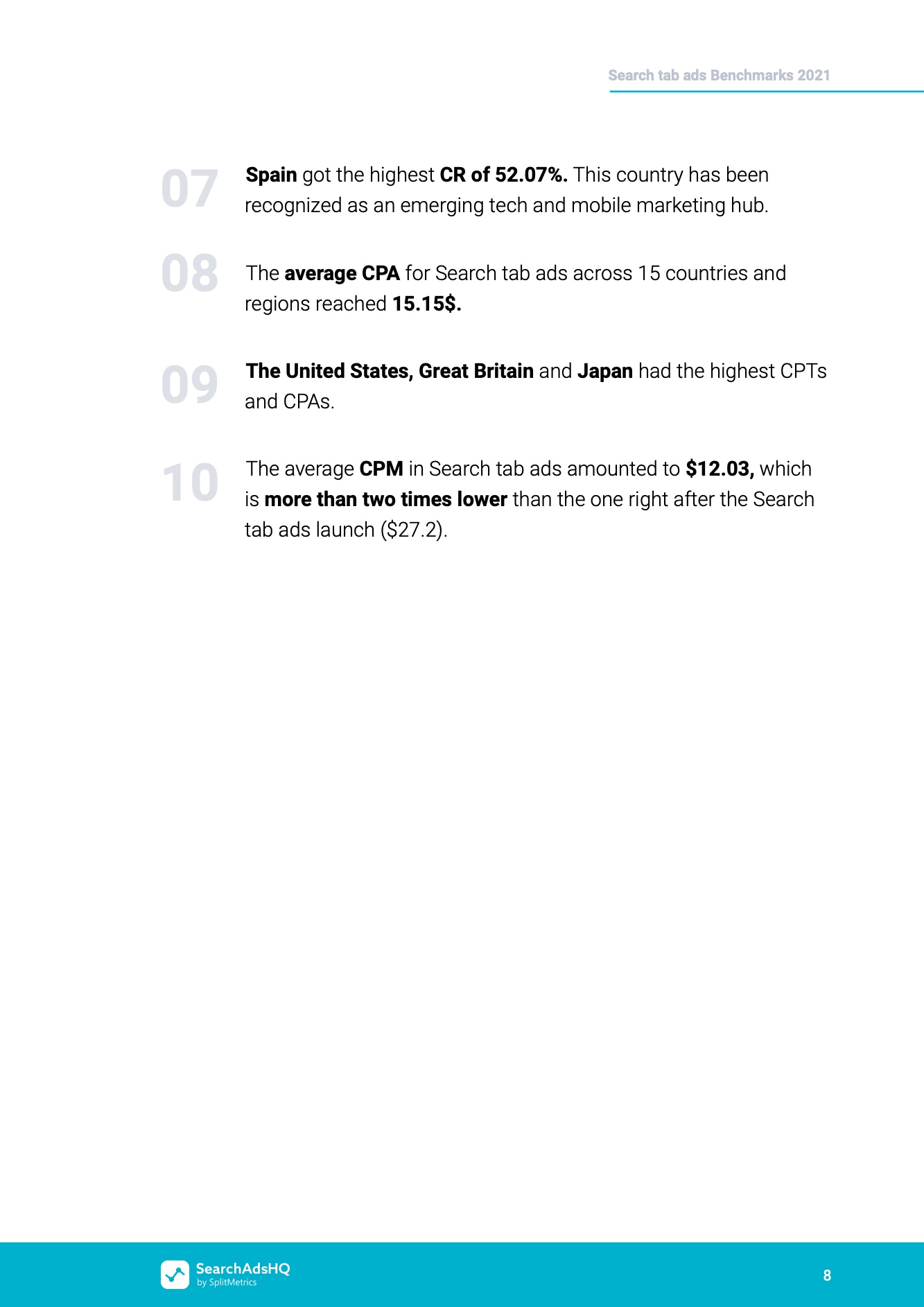 2021年搜索標(biāo)簽廣告指標(biāo)報告(圖8)