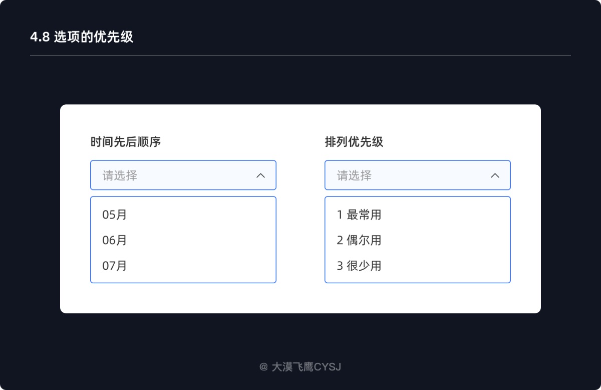 下拉菜單如何設(shè)計(jì)？5000字干貨詳解下拉菜單設(shè)計(jì)