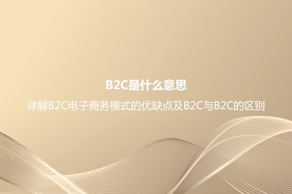 B2C是什么意思？詳解B2C電子商務(wù)模式的優(yōu)缺點及B2C與B2C的區(qū)別