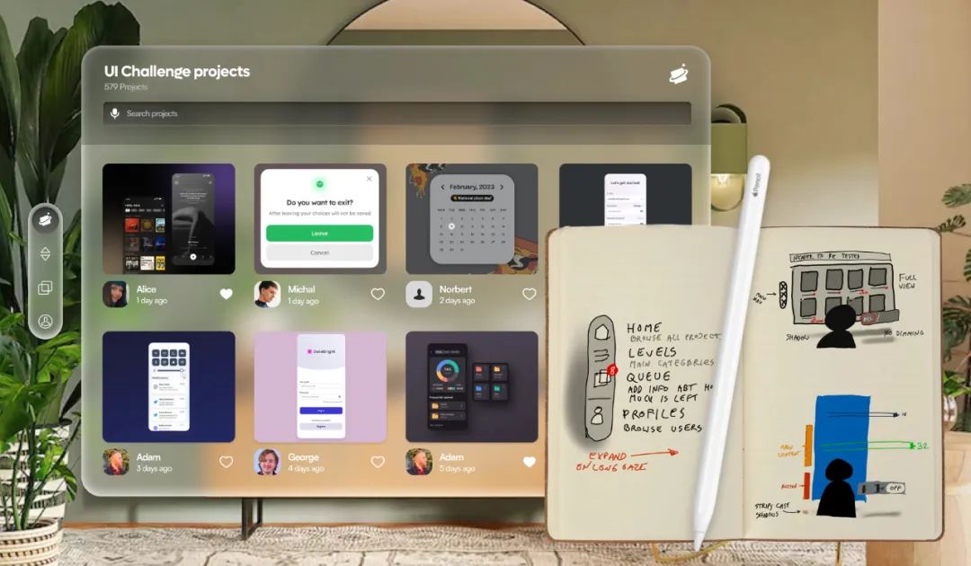 實戰(zhàn)案例！如何從0到1為Apple Vision Pro設(shè)計UI界面？