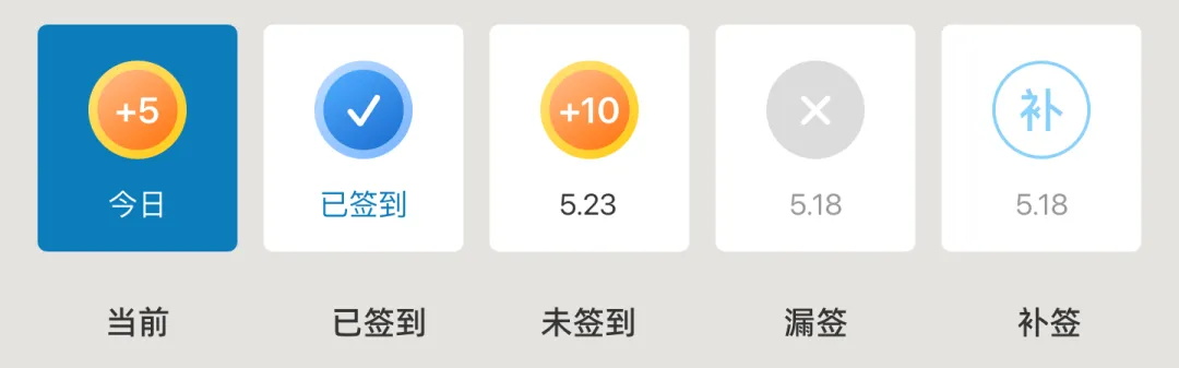UI必學(xué)組件！簽到組件的設(shè)計方式詳解