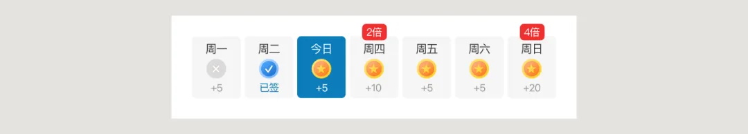 UI必學(xué)組件！簽到組件的設(shè)計方式詳解