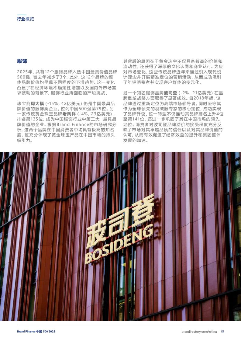 2025年度中國品牌價值500強報告(圖15)