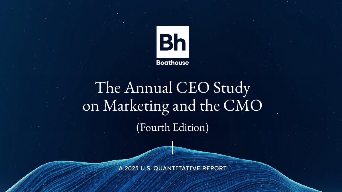 Boathouse：CEO對營銷與CMO的認(rèn)知研究報(bào)告