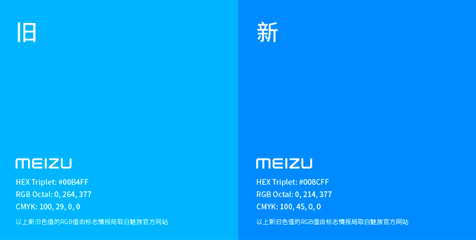 多個(gè)行業(yè)知名品牌紛紛藍(lán)化標(biāo)志，Meizu魅族也不例外(圖8)